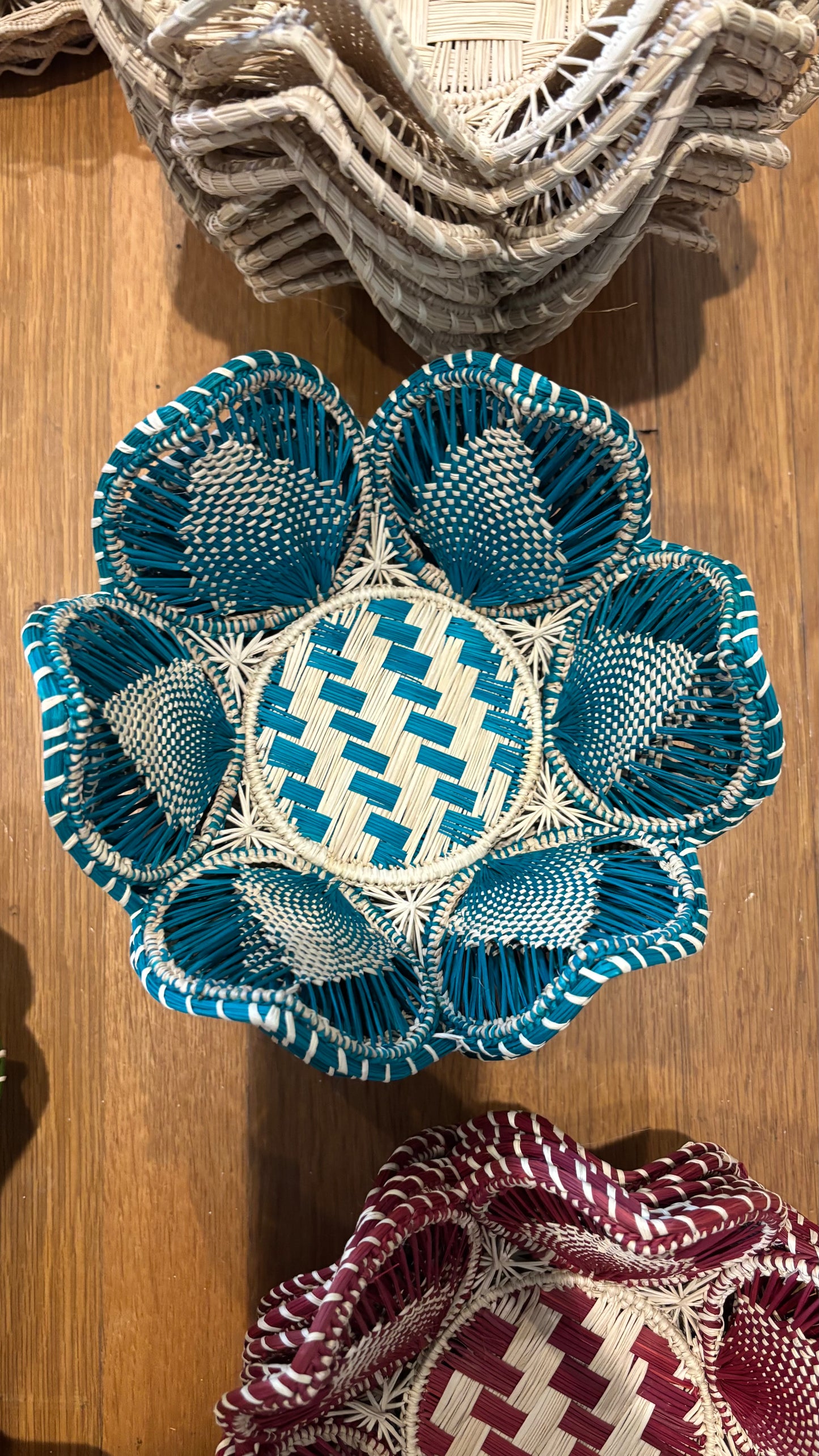 Flower-Shaped Basket