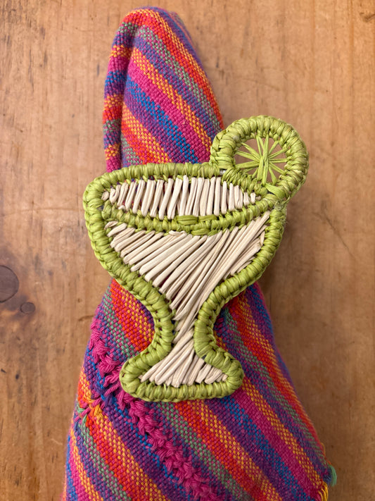 Margarita Drink Napkin Rings, Set of 6
