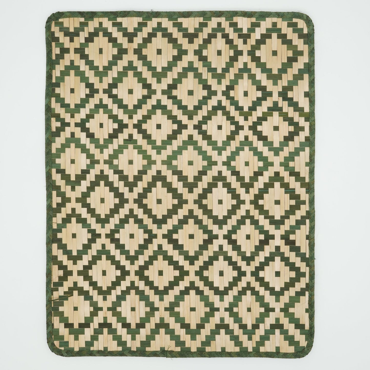 Green and Natural Rectangular Double Sided Placemat 2